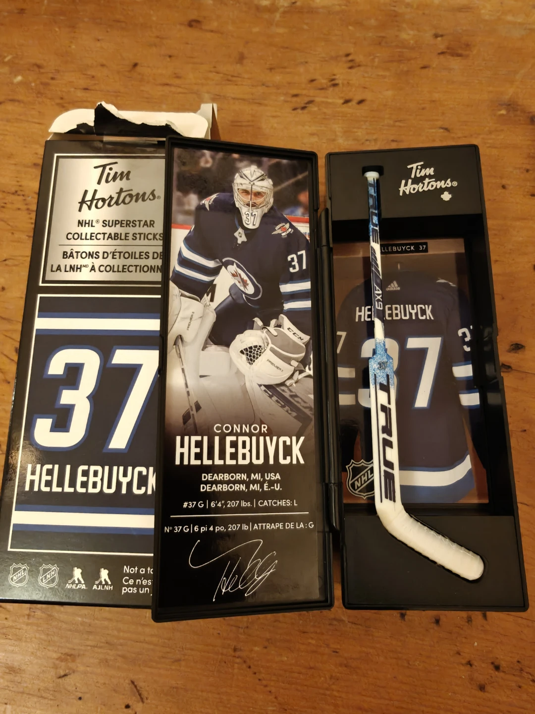 Tim Hortons Connor Hellebuyck Collectible Stick #gifting - photo 2