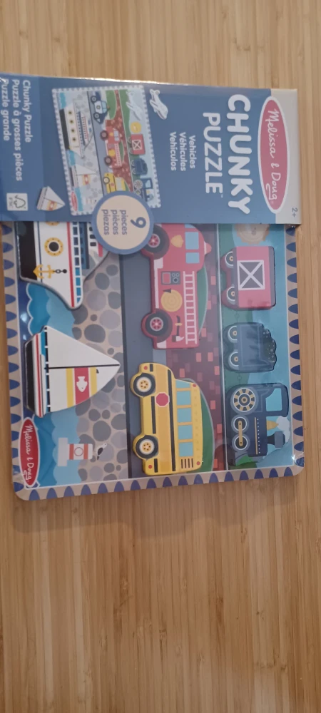 Melissa & Doug Chunky Vehicles Puzzle - 9 Pieces - photo 2
