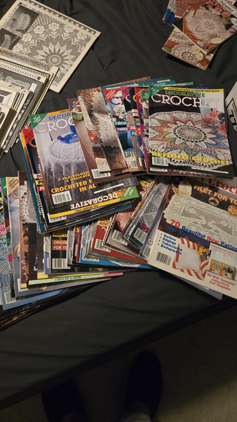 Vintage Crochet Magazines Lot