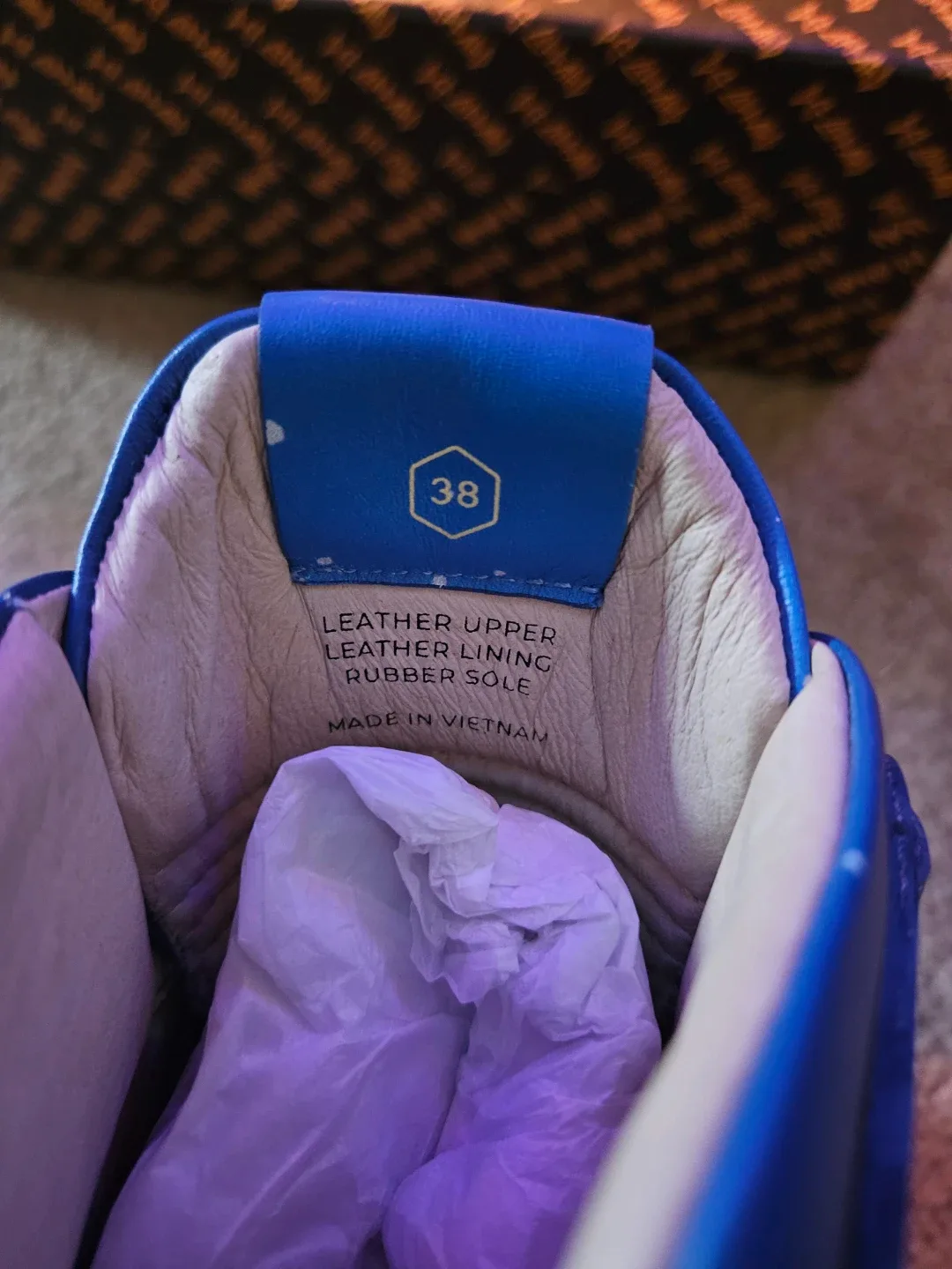 Sixhundredfour Sapphire Def Lepard High-Top Sneakers - Size 38 image indicator(2)