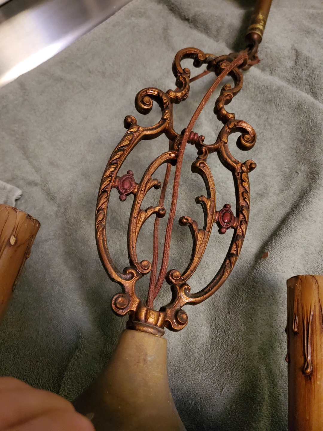 Ornate Vintage Chandelier - 29x14 - photo 3