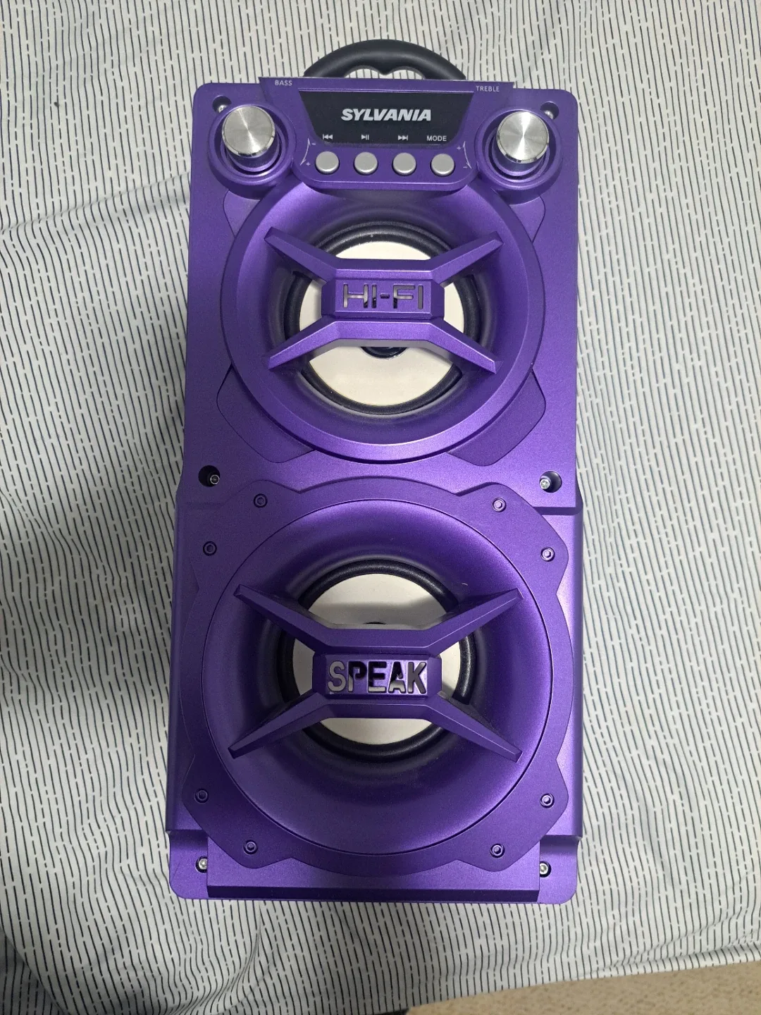 Sylvania SP329-B Purple Portable Speaker image indicator(3)