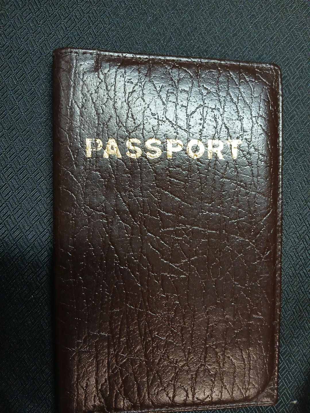 Passport Holder - Brown Leather