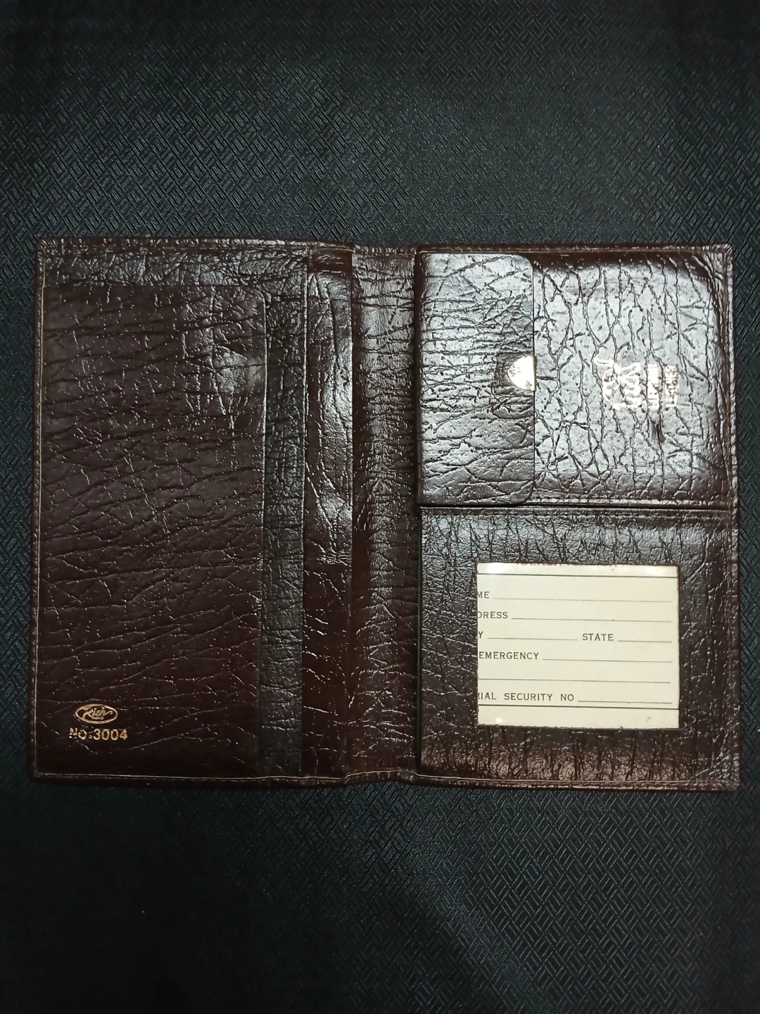 Passport Holder - Brown Leather - photo 2