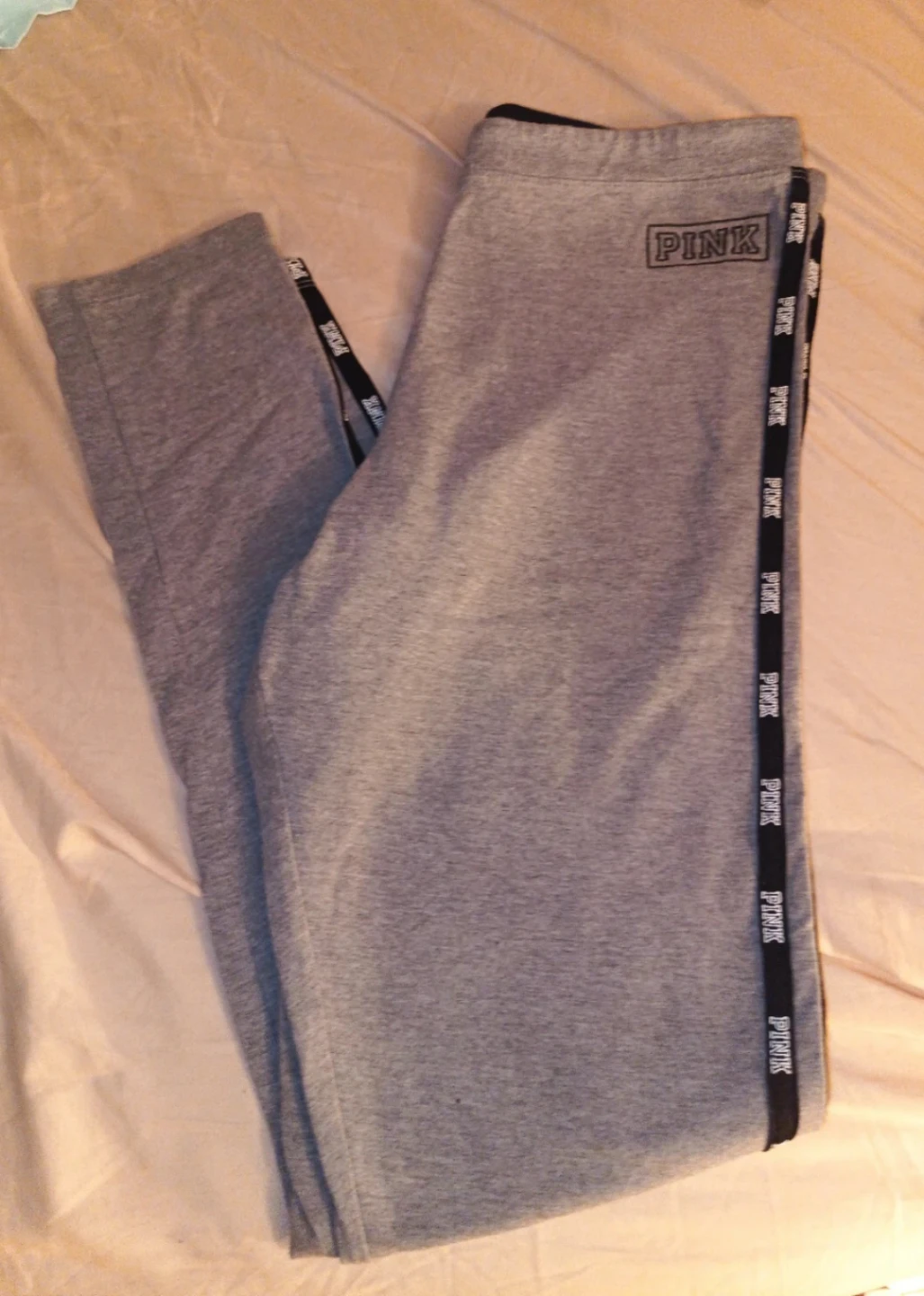 PINK Victoria's Secret Gray Jogger Pants Size M