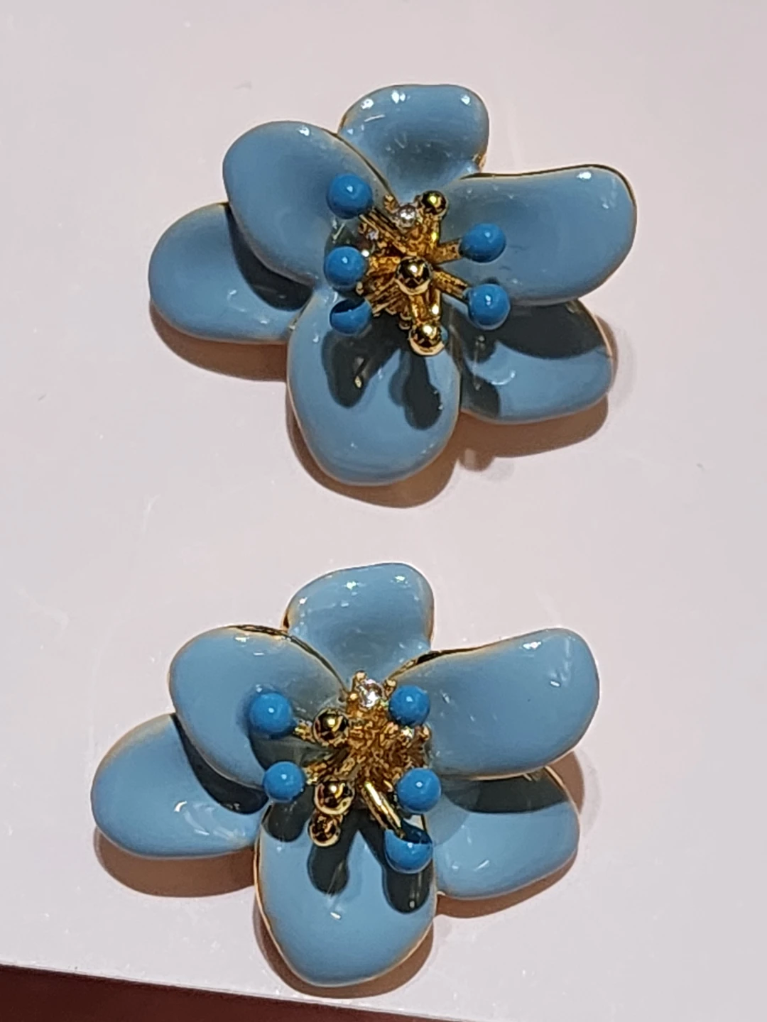 Kate Spade Flower Stud Earrings - Light Blue - photo 2