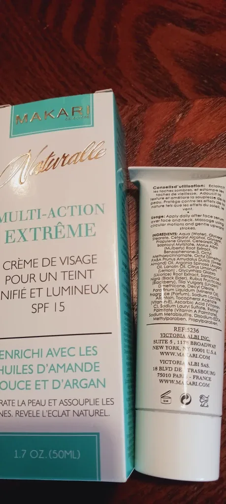 NEW !! Makari Naturalle Multi-Action Extreme Face Cream SPF 15 image indicator(2)