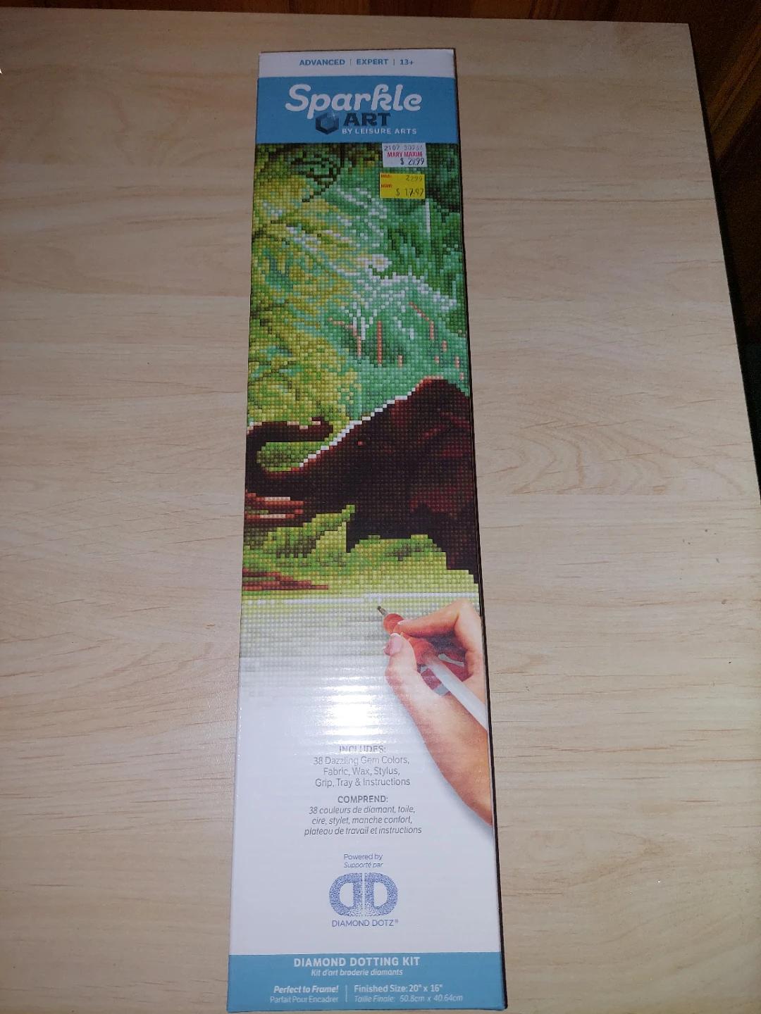 Elephant diamond painting art