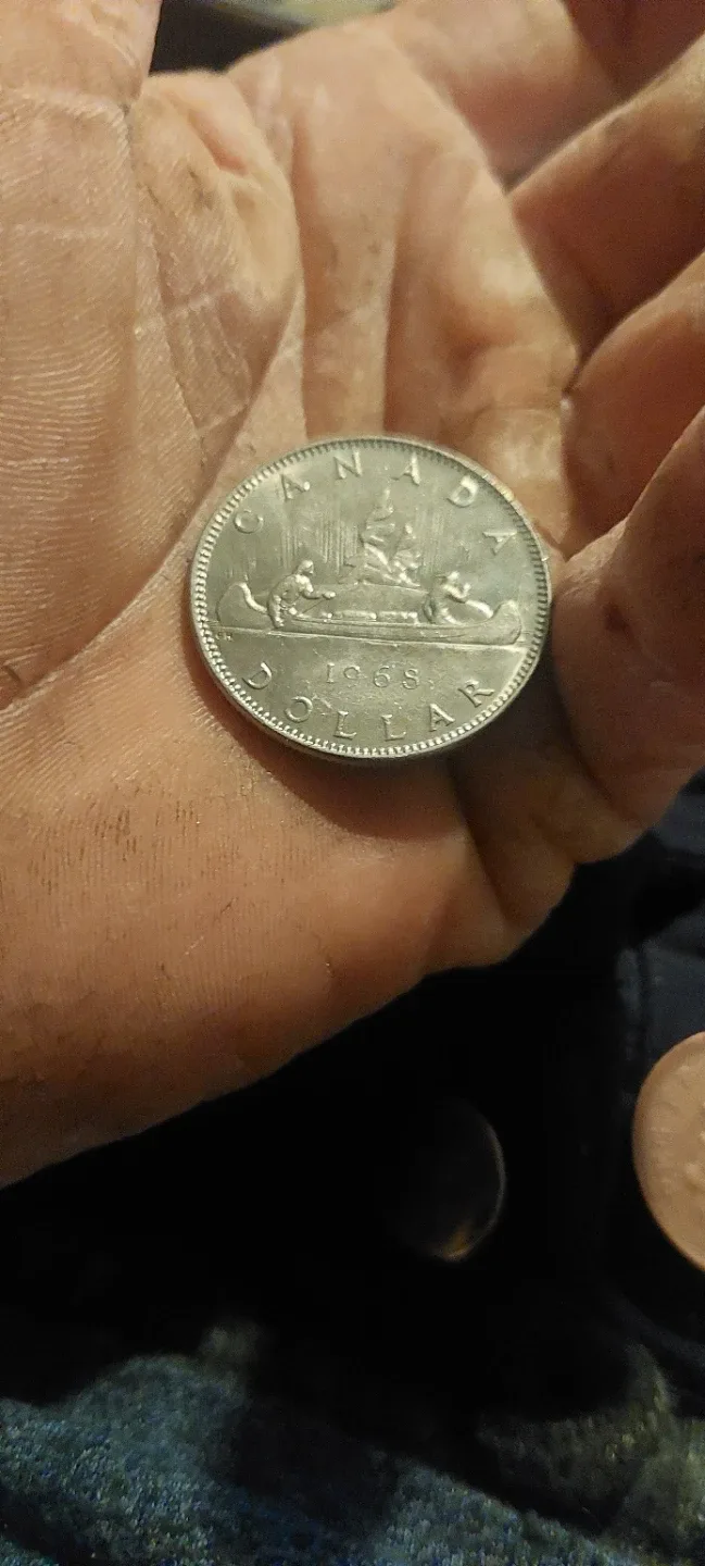 1968 Canada Silver Dollar Coin image indicator(4)