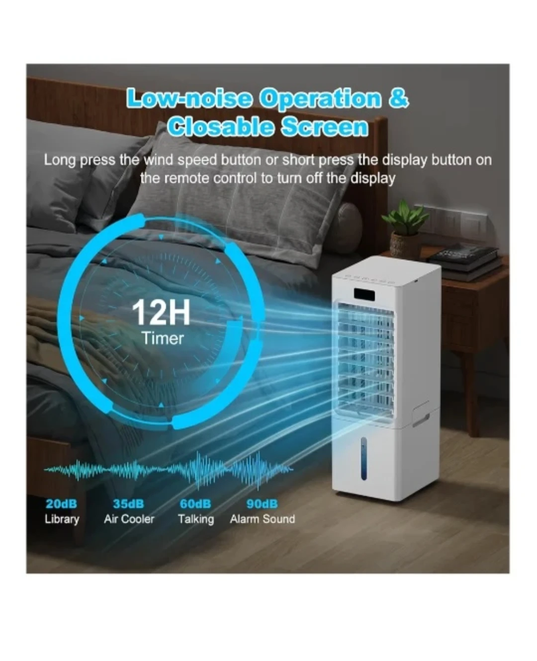 Portable Air Cooler with 4 Wind Modes - photo 3