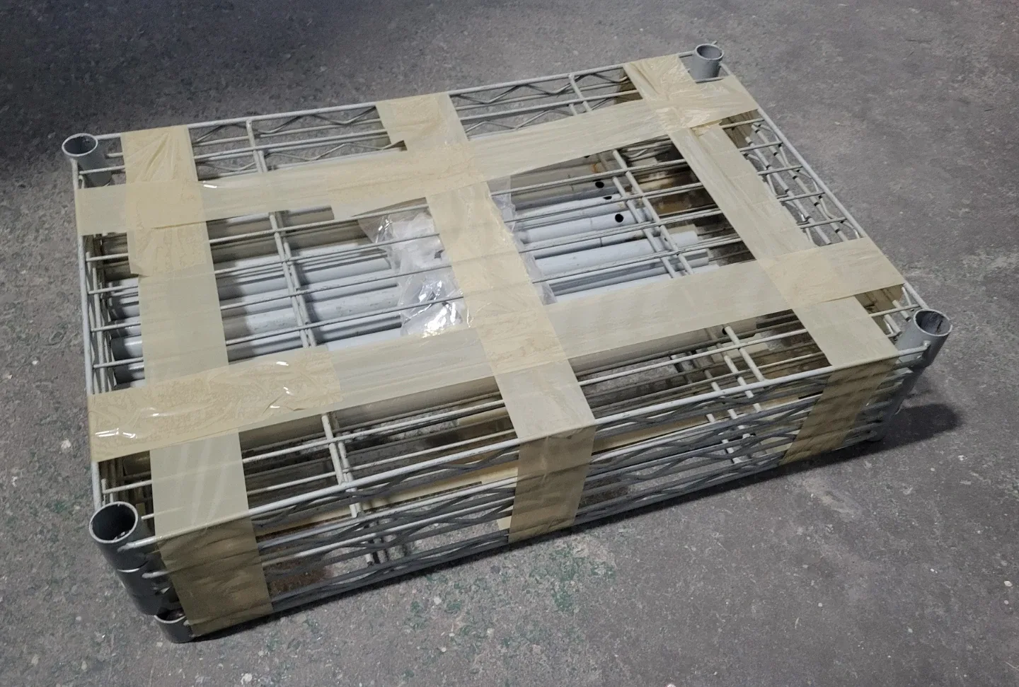 4-Tier Metal Wire Shelving Unit image indicator(3)