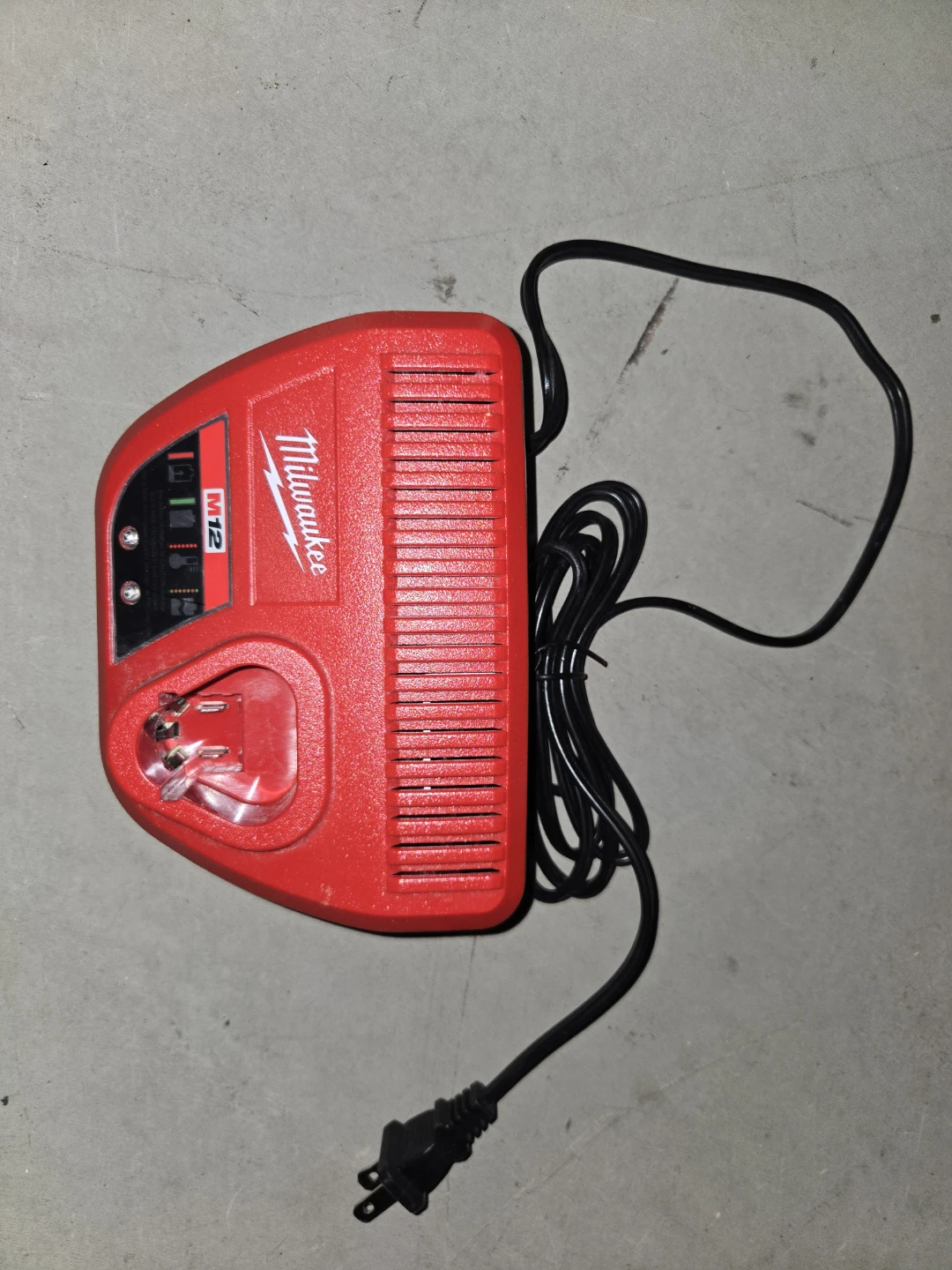 Milwaukee M12 Battery Charger - Red