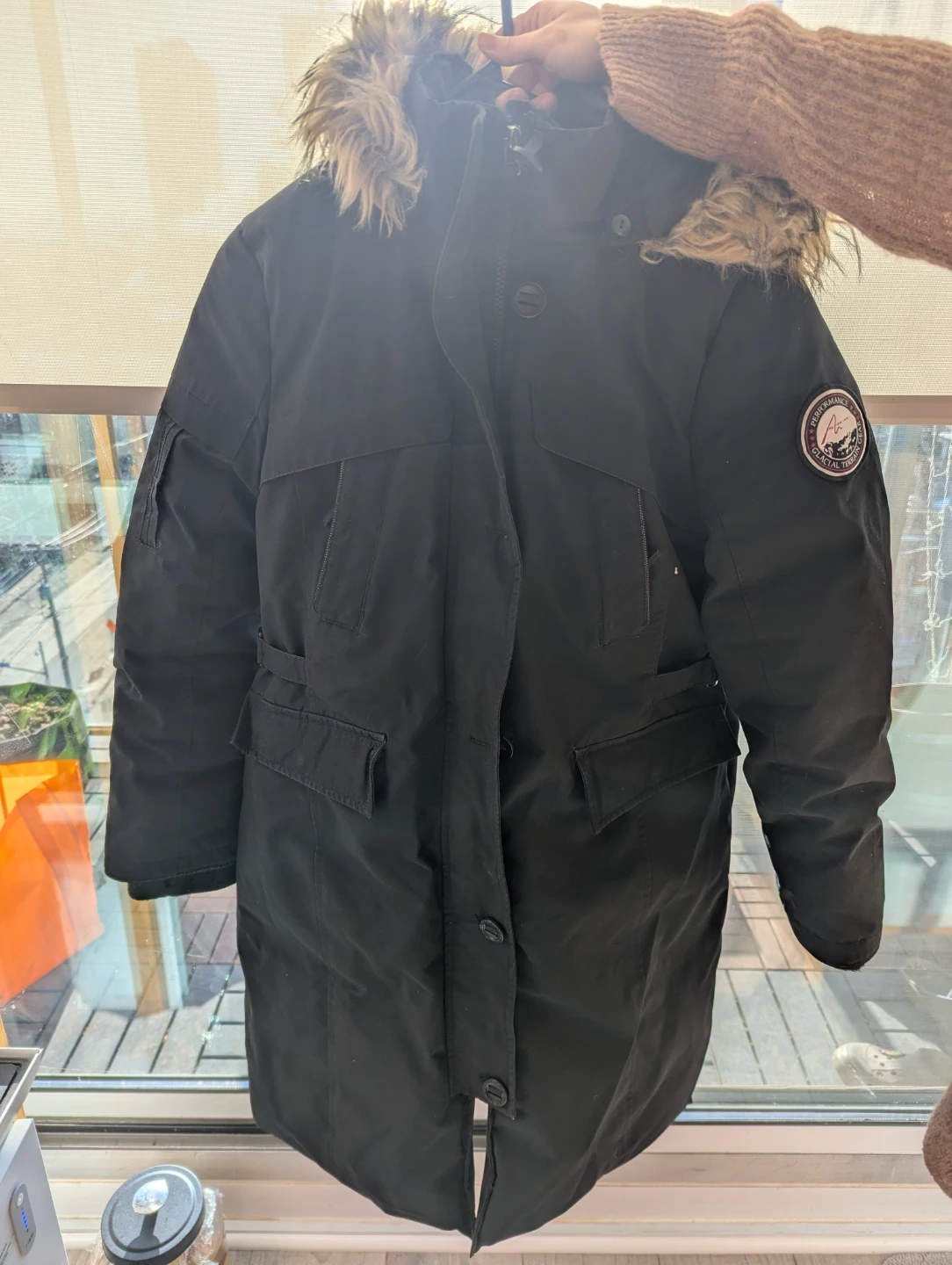 AlpineTek Black Female Winter Parka - Size S