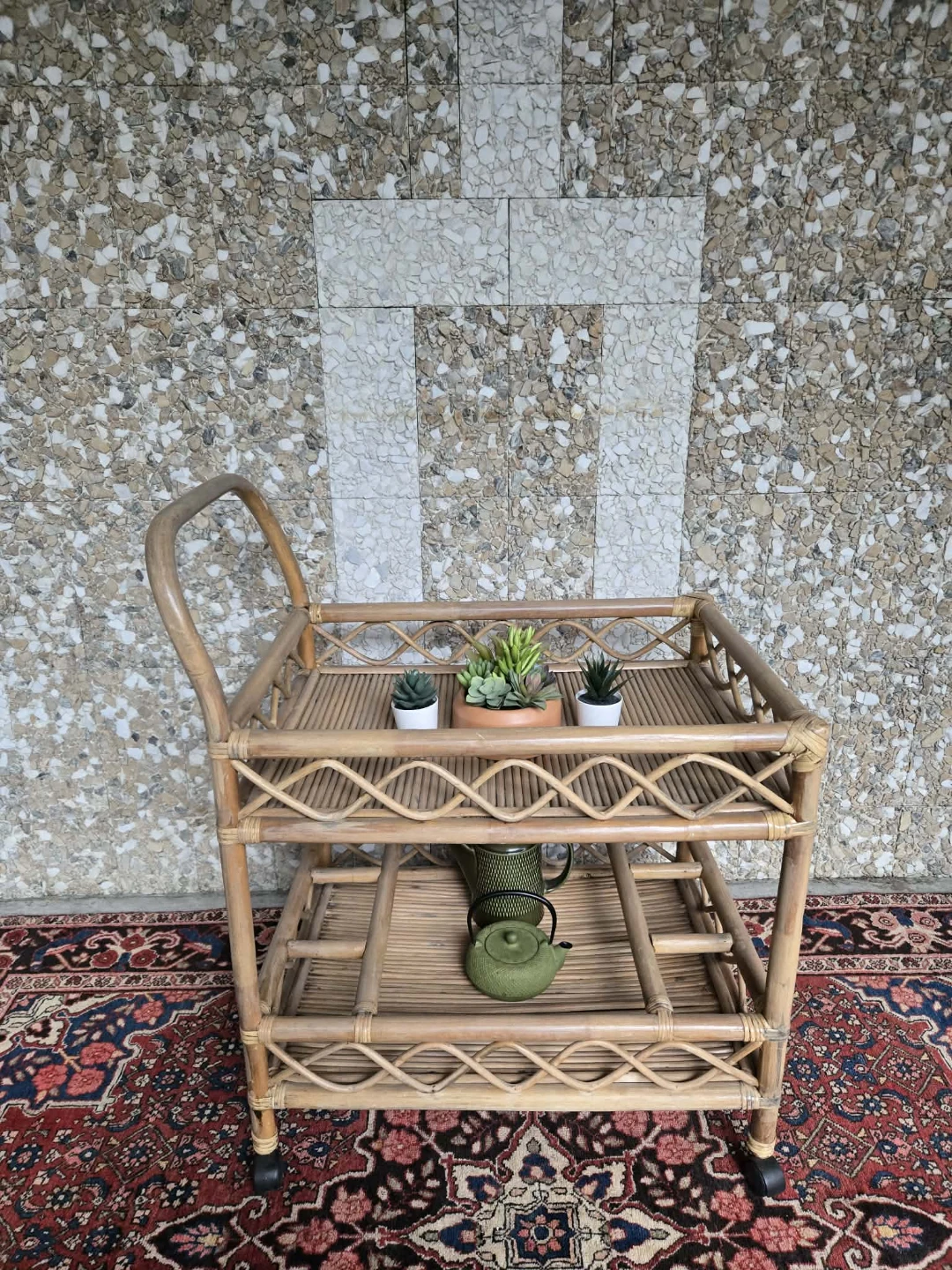 Bamboo Bar Cart - photo 3