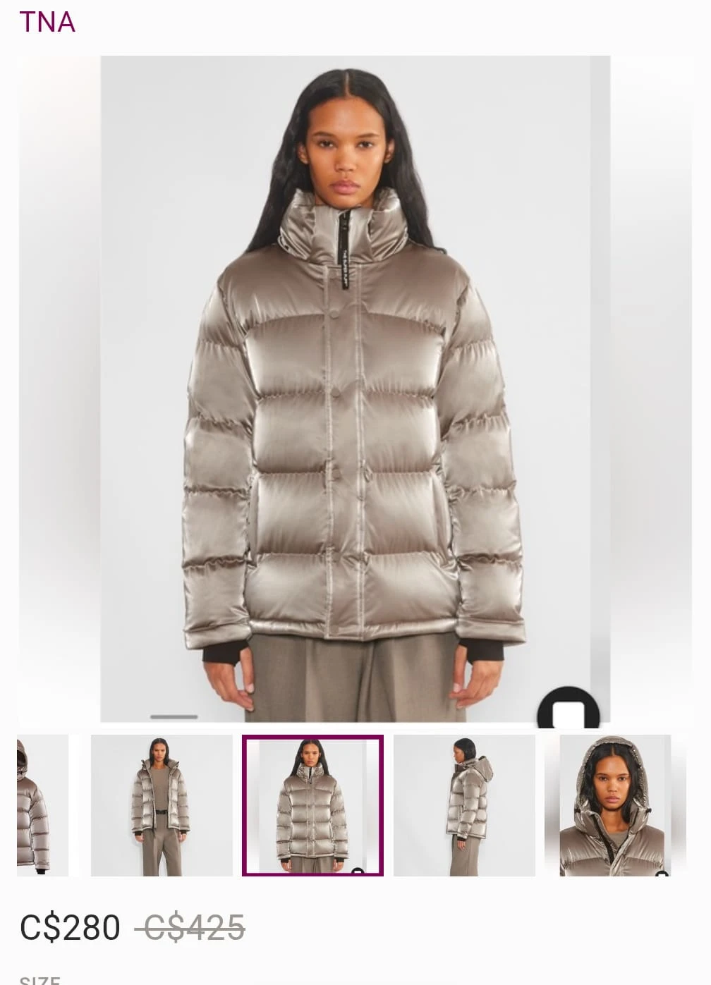 TNA The Super Puff™ Goose-Down Puffer Jacket