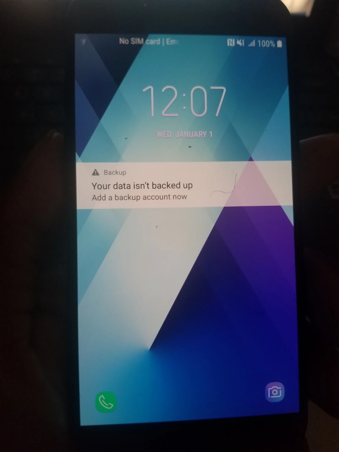 Needs repair Galaxy Samsung A5