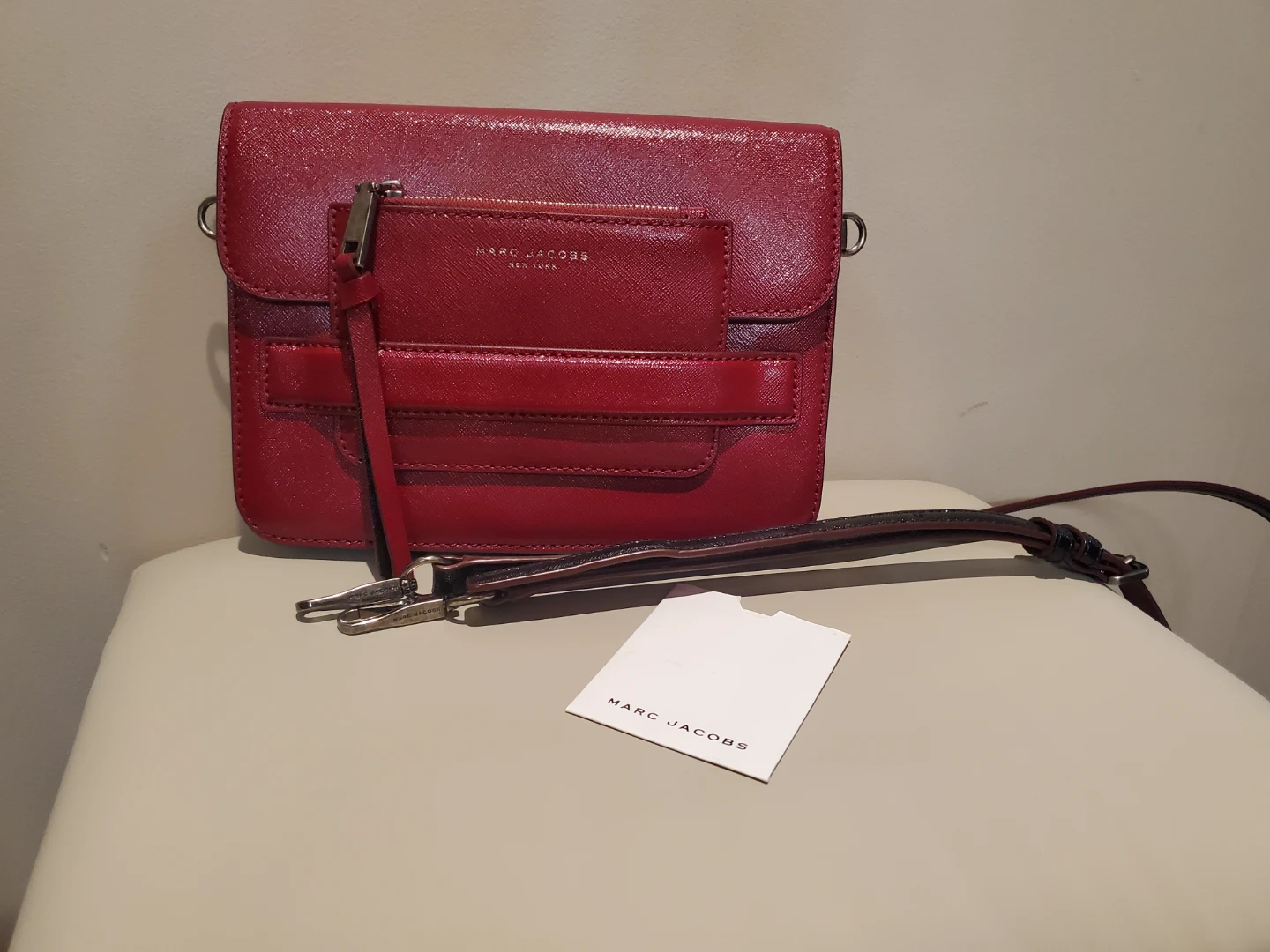 Red Marc Jacobs Madison crossbody