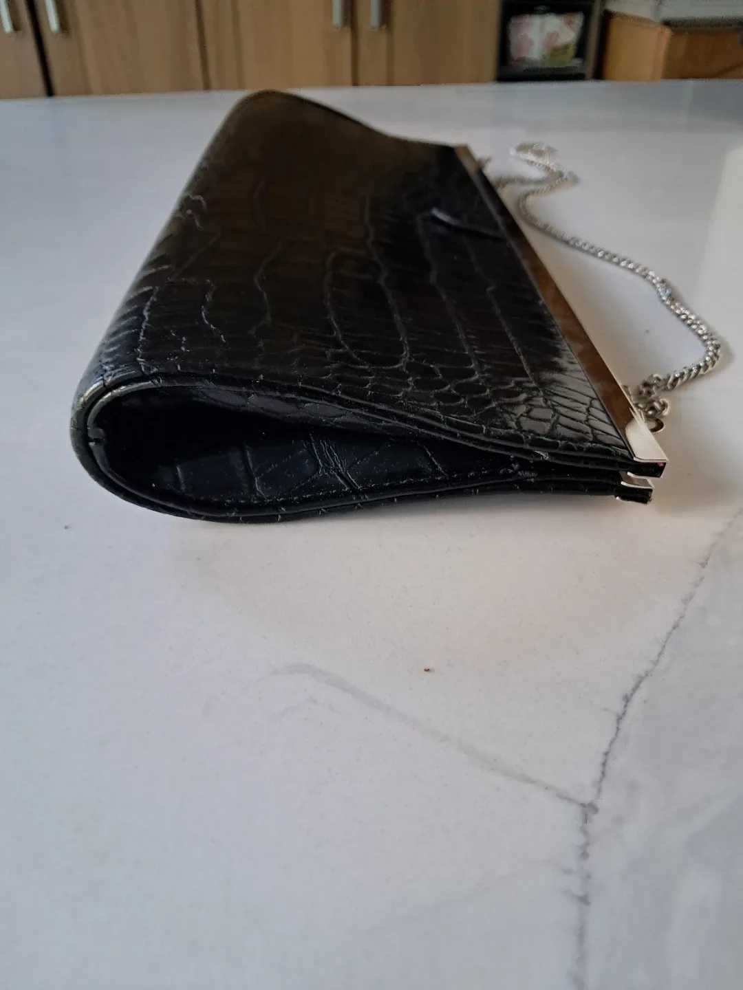 ALDO Black Clutch with Chain #cleanout# image indicator(5)