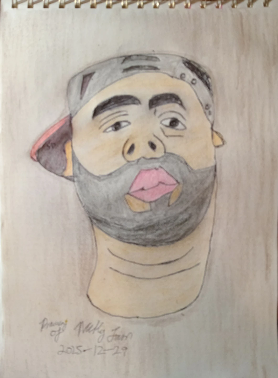 Nicky Jam Drawing Illustration by Custom Artist Sherwin