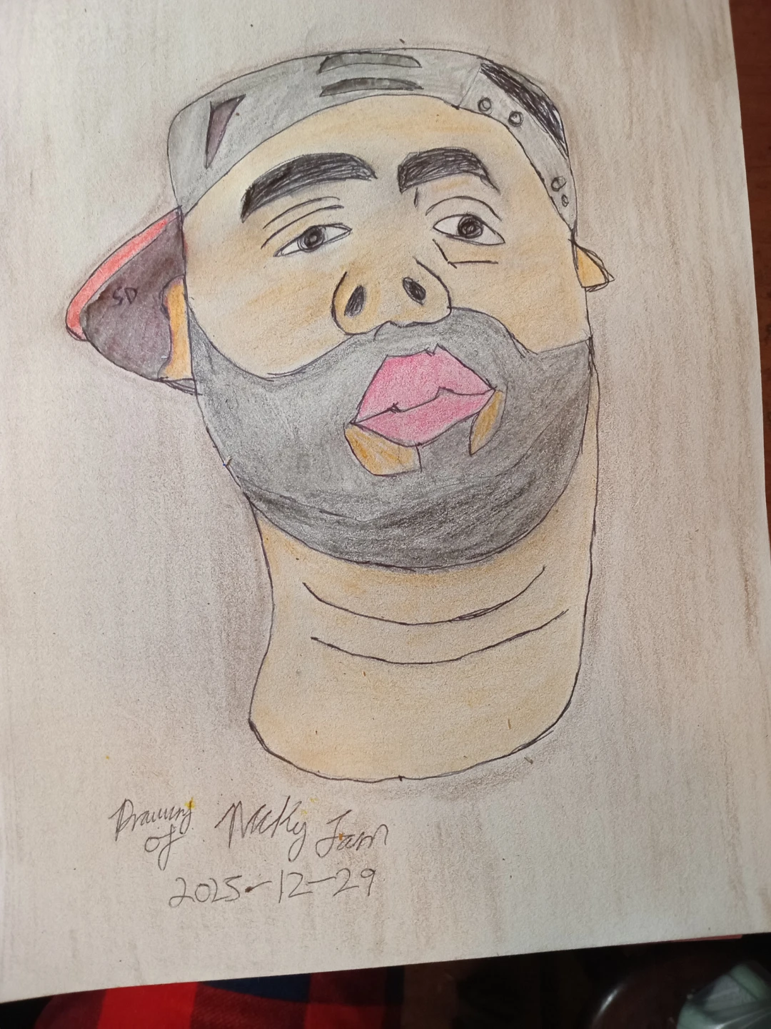 Nicky Jam Drawing Illustration by Custom Artist Sherwin - photo 2