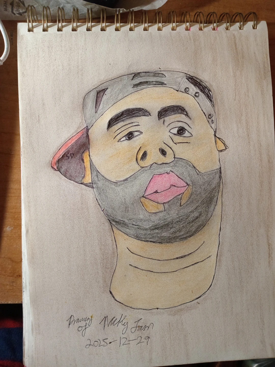 Nicky Jam Drawing Illustration by Custom Artist Sherwin - photo 3