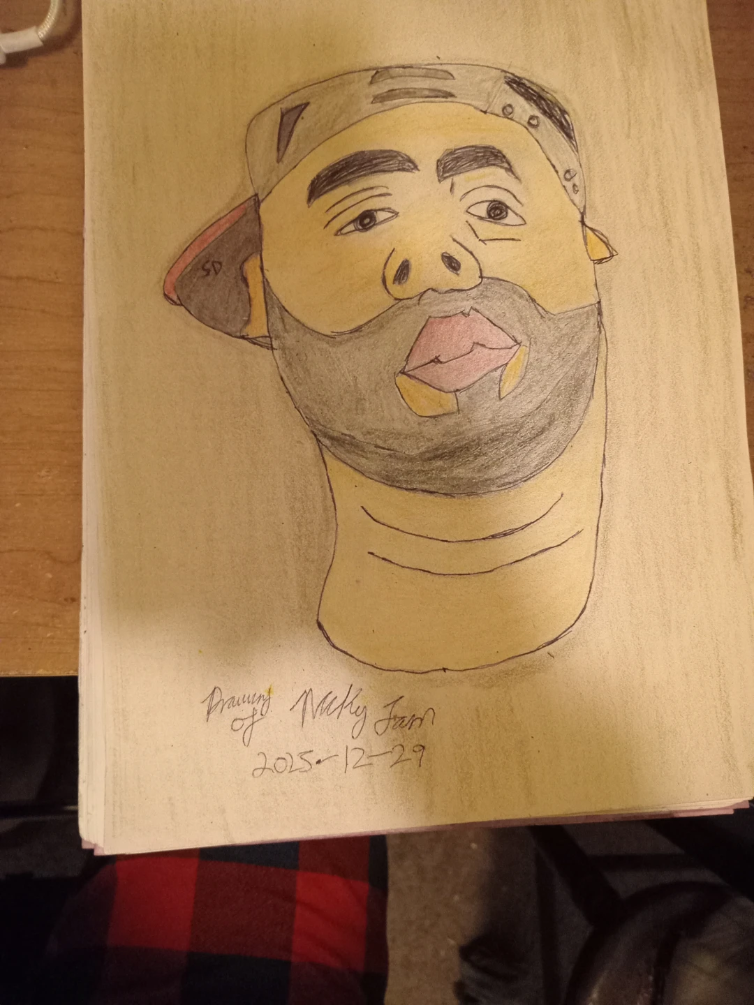 Nicky Jam Drawing Illustration by Custom Artist Sherwin - photo 5