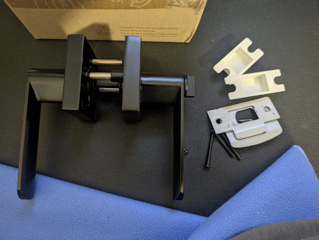 Black Door Handle Set