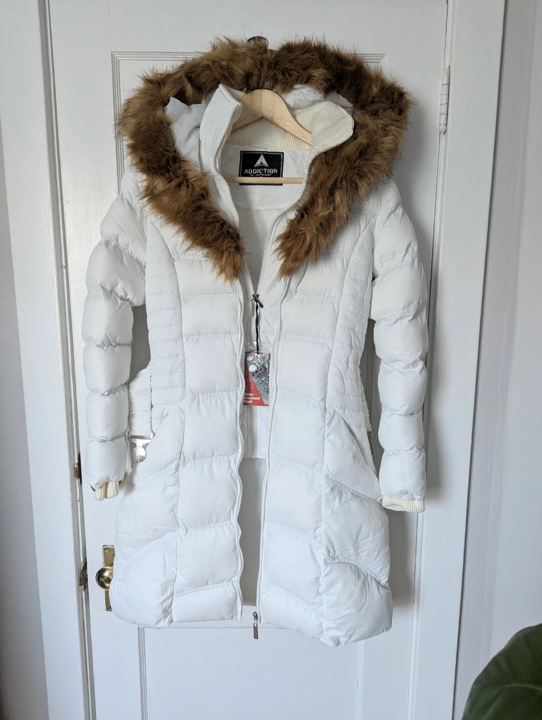 Addiction Puffer Coat - White - photo 2