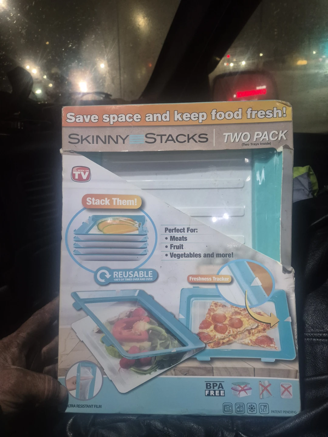 Skinny Stacks Two Pack Food Storage