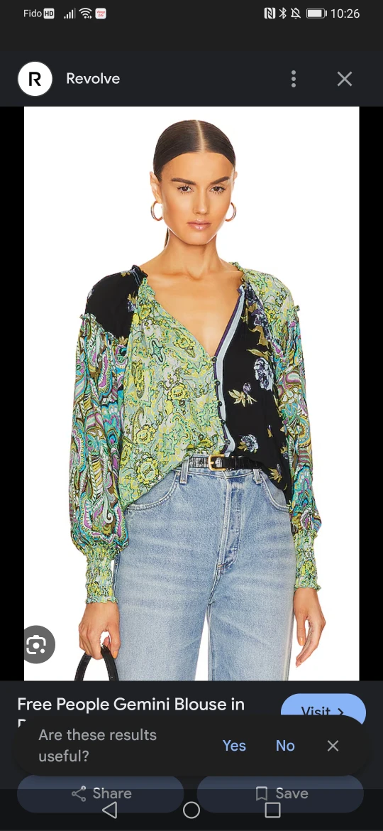 Free People Gemini Blouse - Size Small oversized - photo 2