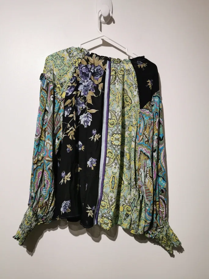 Free People Gemini Blouse - Size Small oversized image indicator(6)