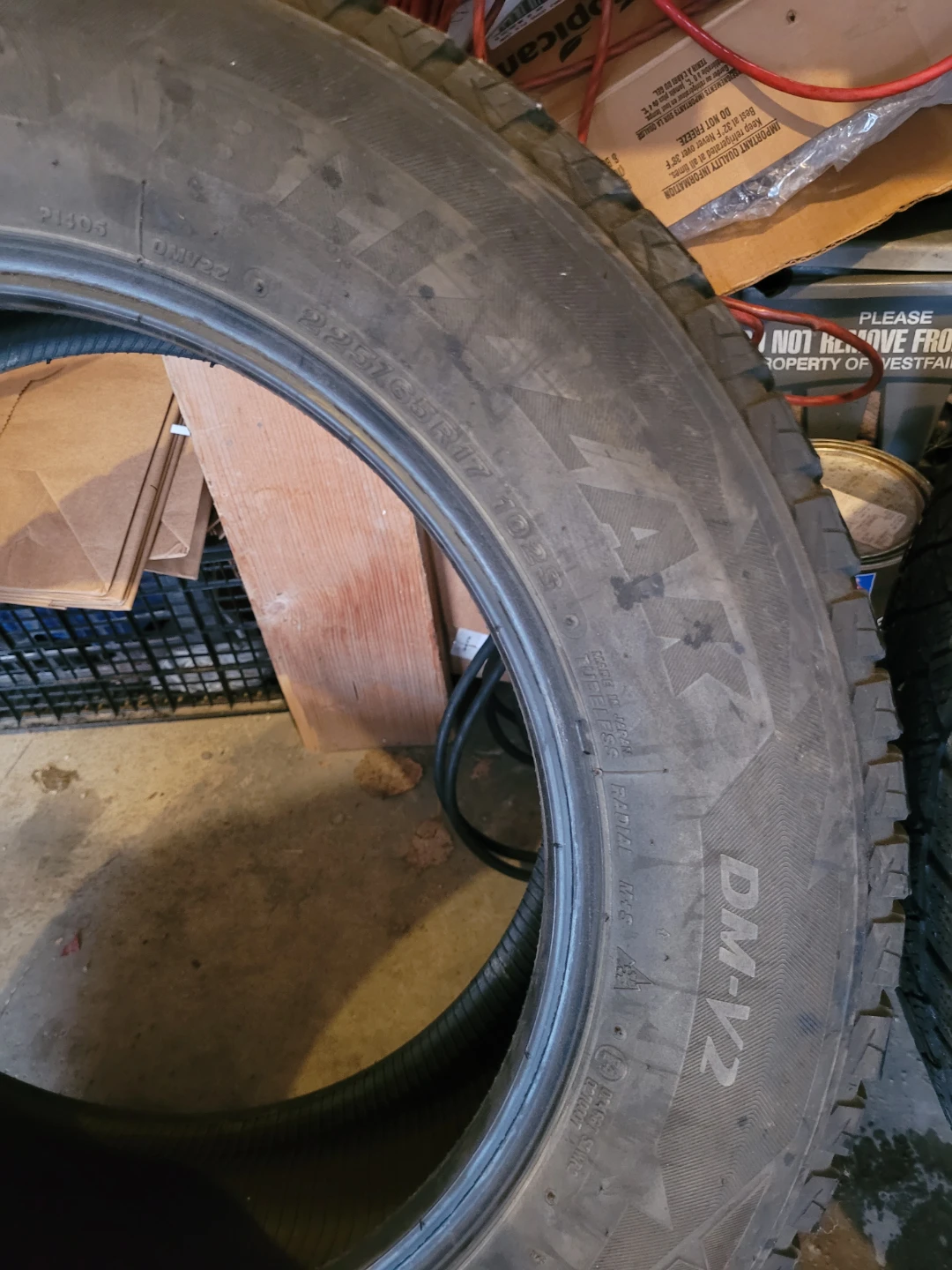 Two Brand New 17 Inch Bridgestone Blizzak Winter Tires 225/65/17 - photo 5
