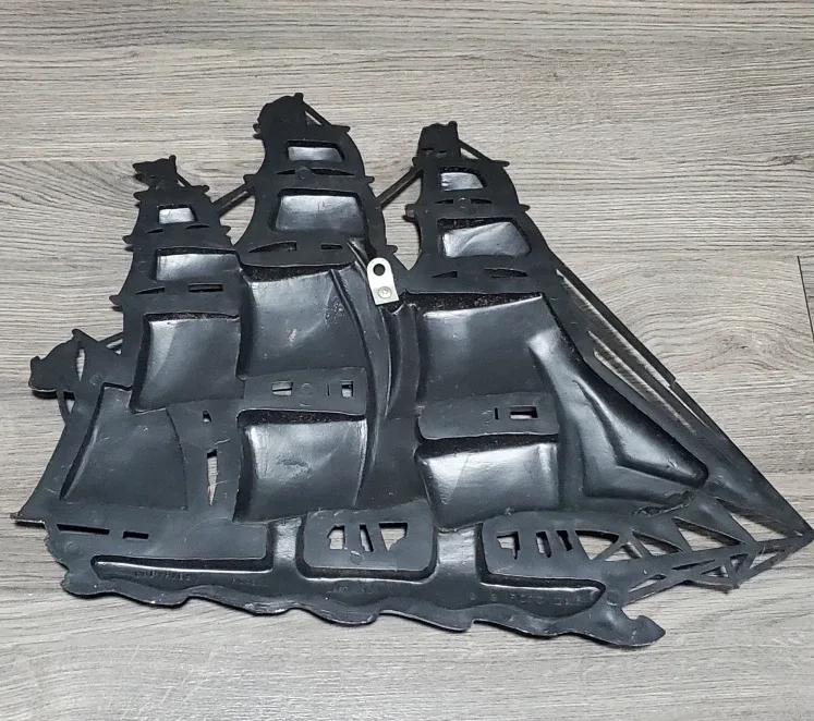 Vintage Metal Clipper Ship Wall Art #cleanout image indicator(2)