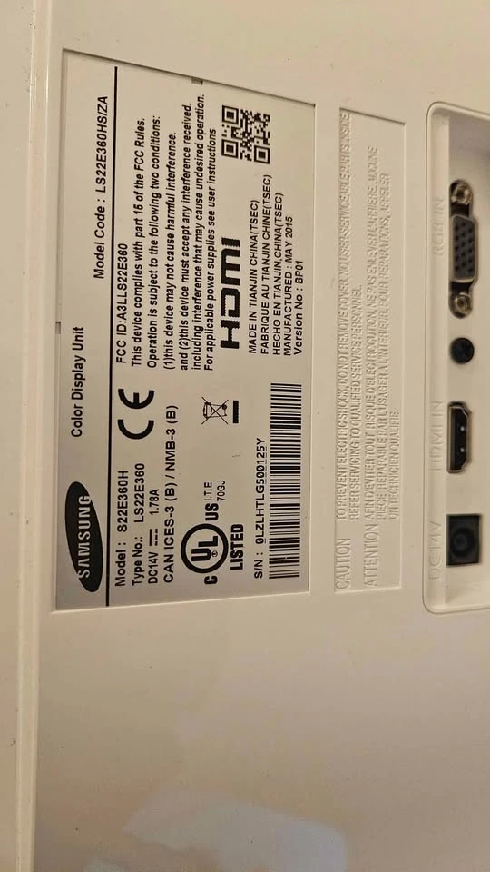 Samsung LS22E360HS/ZA 22" Monitor - photo 2