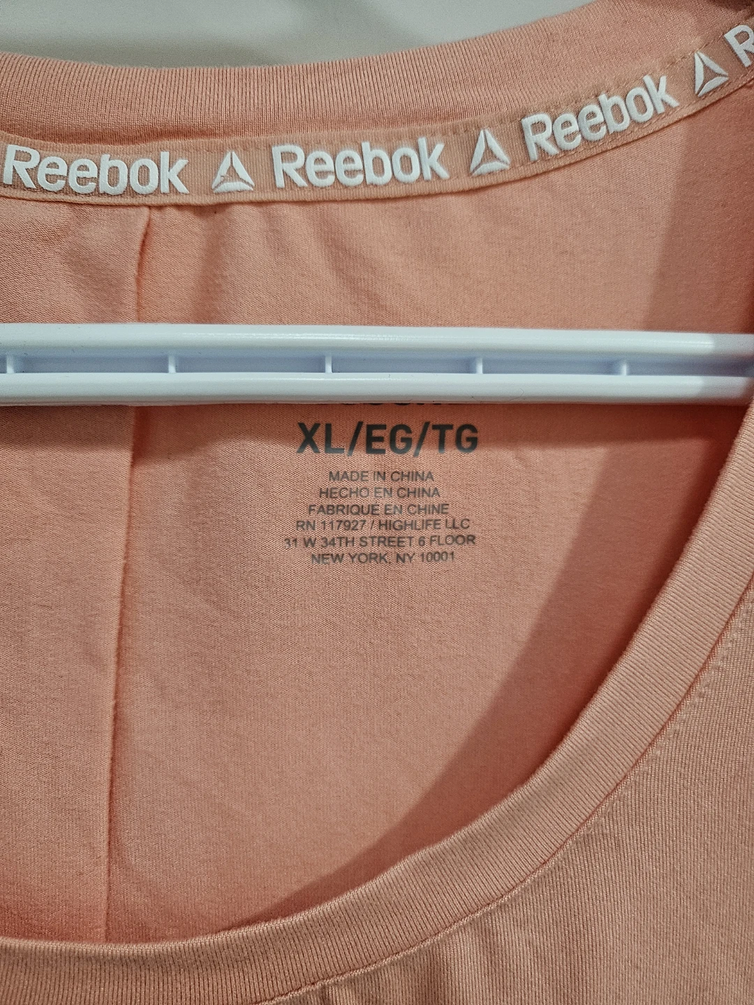 T-shirt Reebok XL Pêche - photo 3
