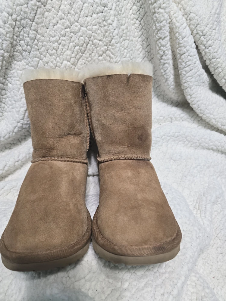 Kids UGG Bailey Bow II Boots Size 3 Chestnut - photo 5