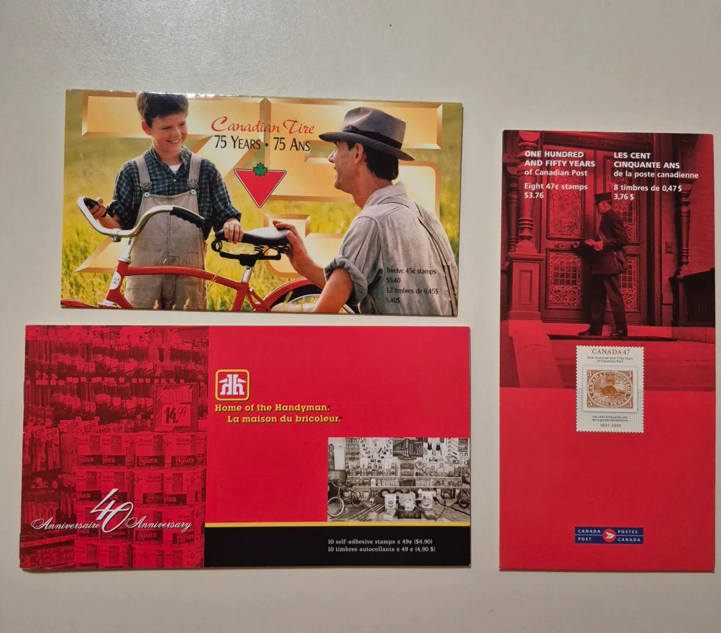 Variety lot of Canadian stamp booklets