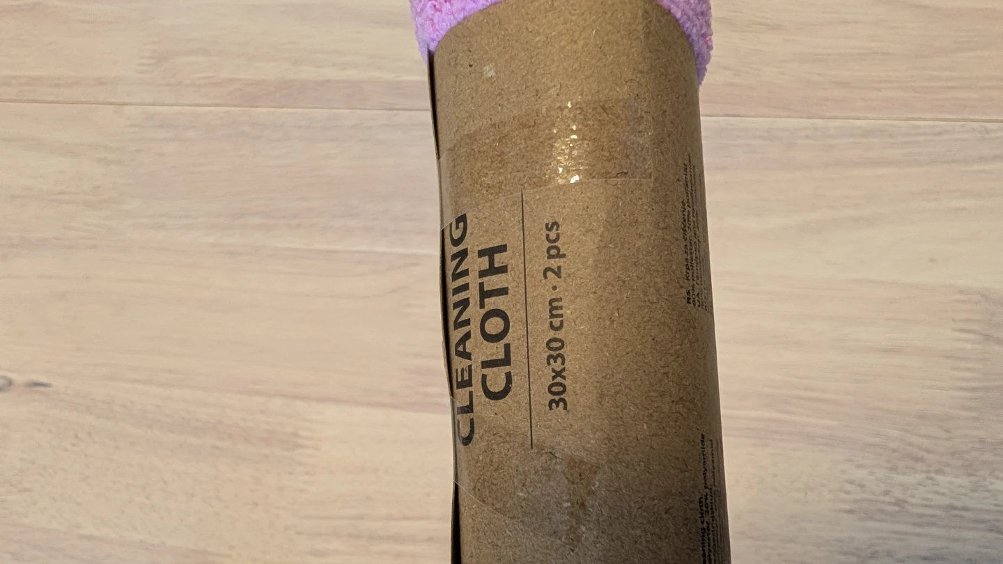 Brand New Pink Cleaning Cloth - 30x30 cm - 2 pcs - photo 2