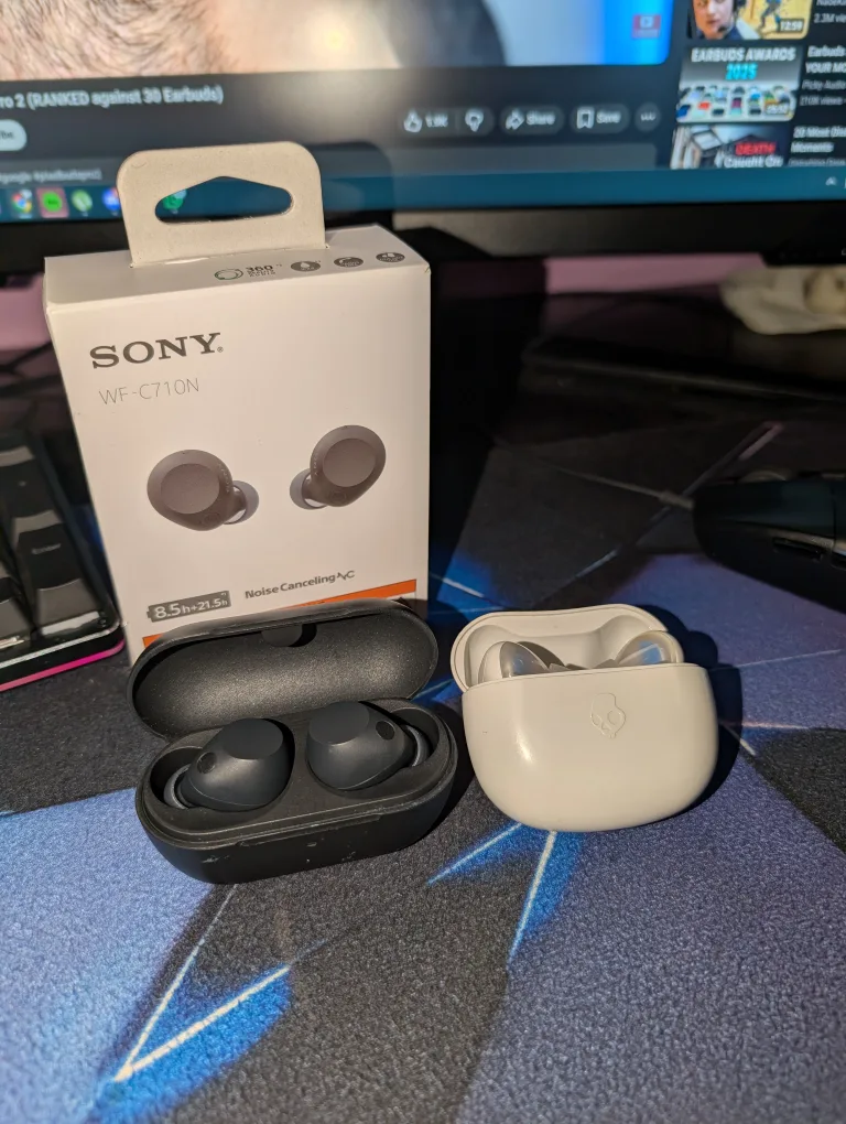 Sony WF-C710N and Skullcandy Rail buds image indicator(2)