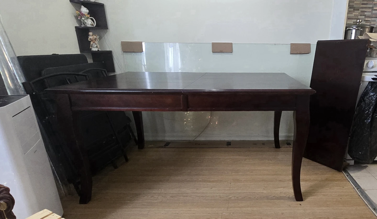 Dining Table Set with 6 Chairs and glass tempered top - photo 3