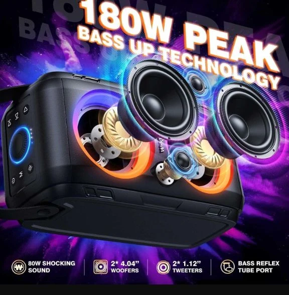 W-KING T9-2 The Party Booster Speaker Bluetooth