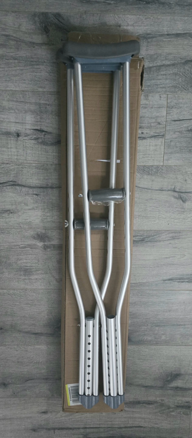 Adjustable Aluminum Crutches - photo 2