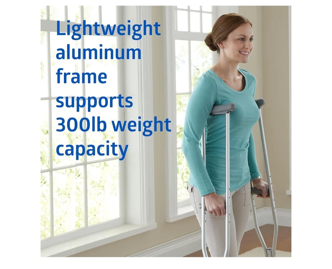 Adjustable Aluminum Crutches - photo 4