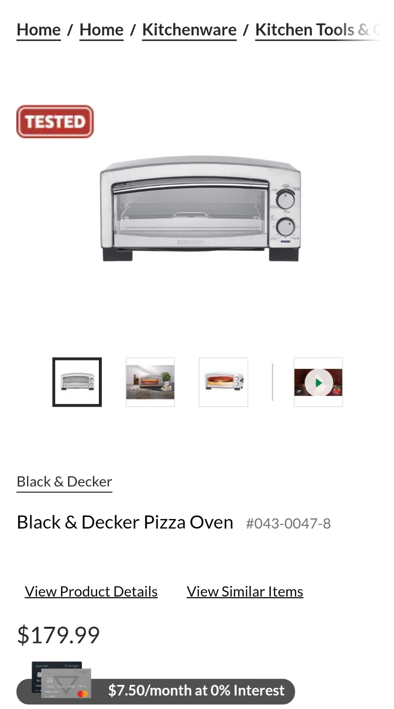 Black+Decker 5 Minute Pizza Oven - photo 2