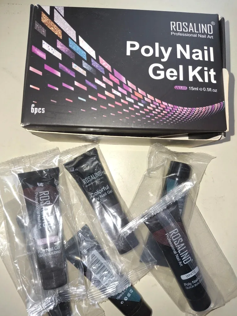 Rosalind Poly Nail Gel Kit - 6pcs