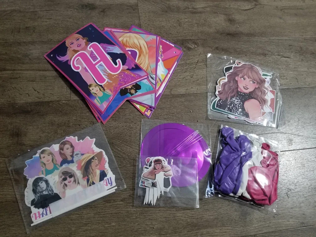 Taylor Swift Birthday Party Decoration Set