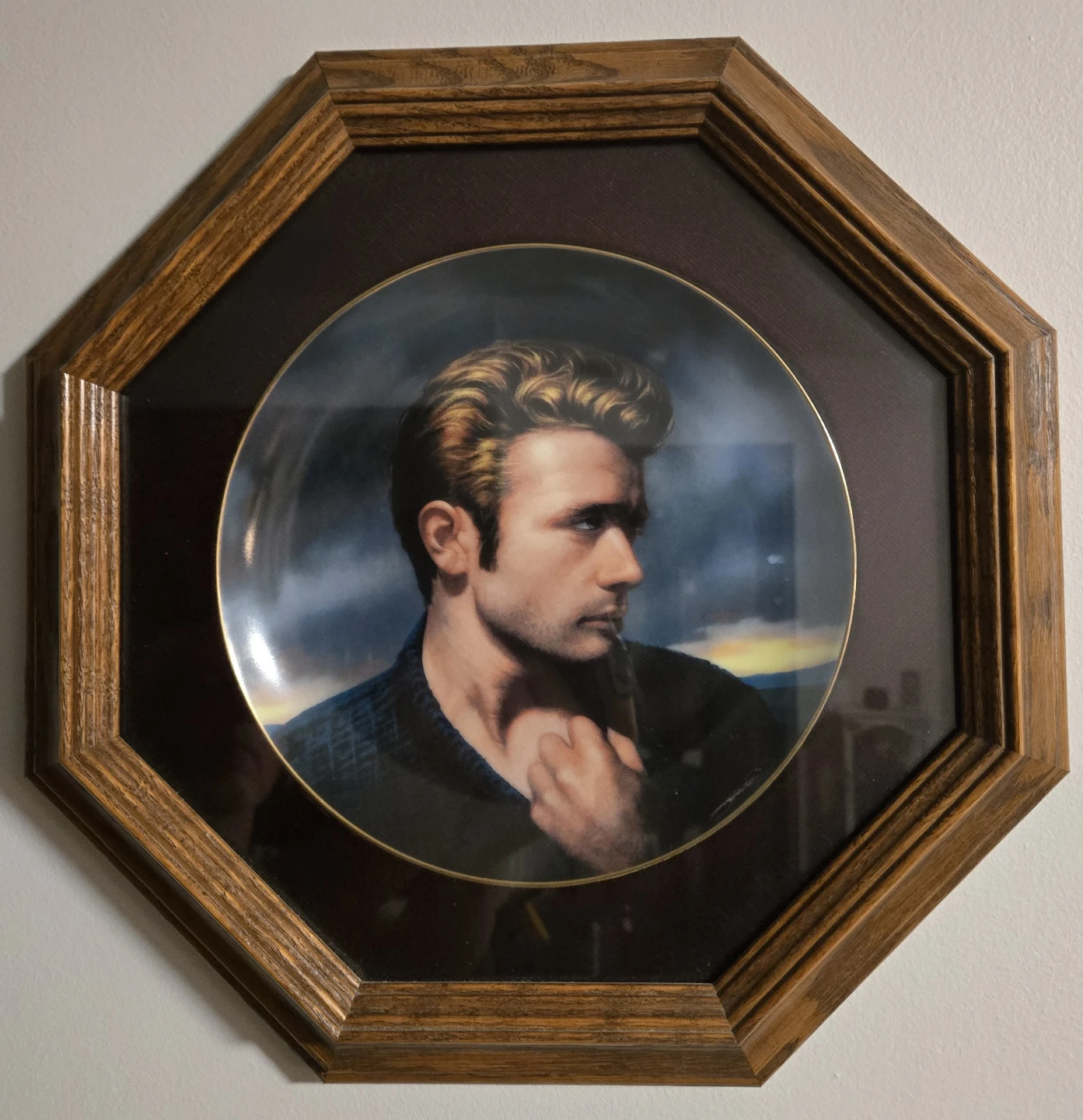 James Dean "Restless One" Bradford Exchange Plate and Frame - photo 2