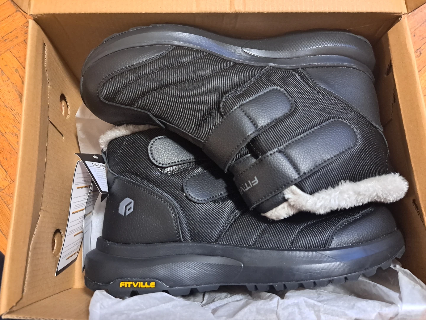 FitVille Winter Boots - Black