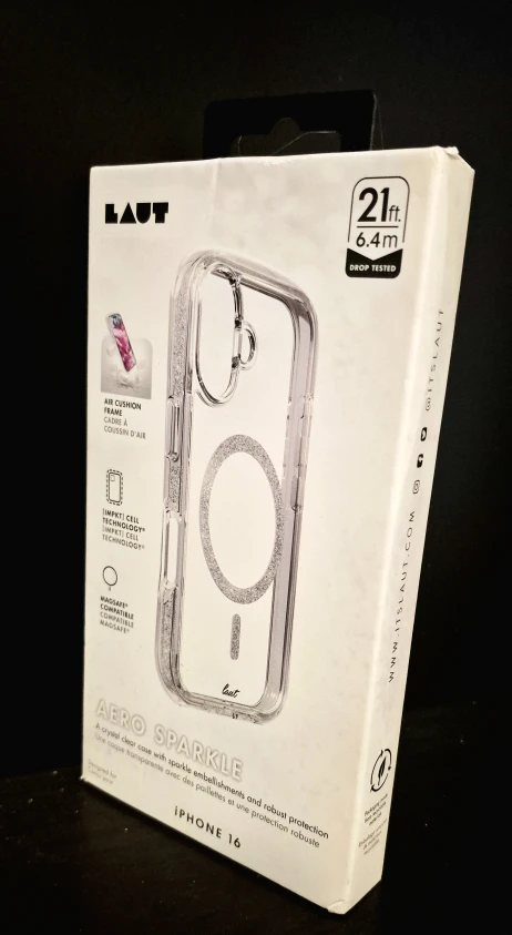 LAUT Aero Sparkle iPhone 16 Case - New