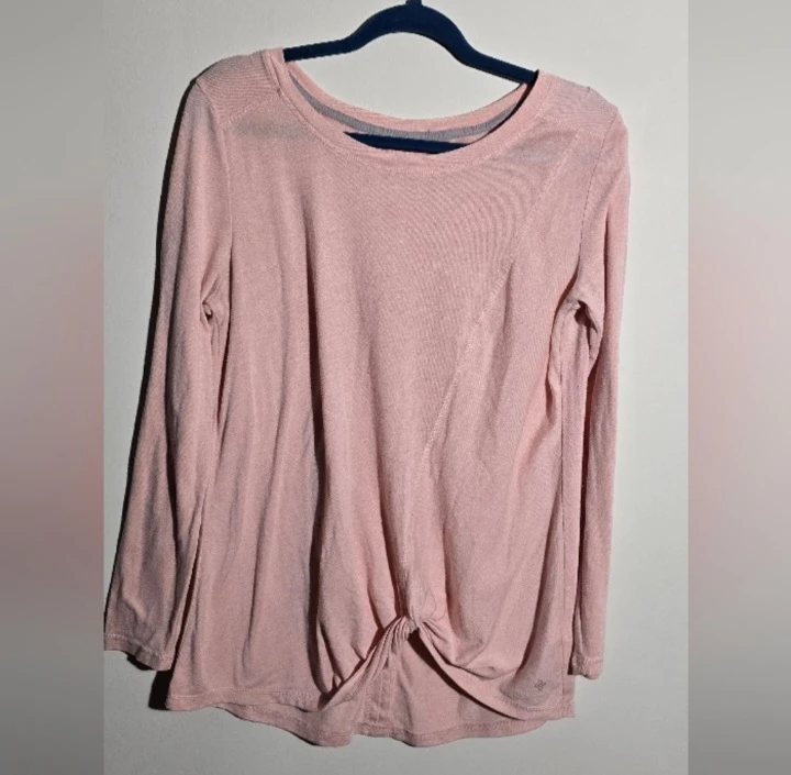 Shambhala Pink Long Sleeve Top - Size XS